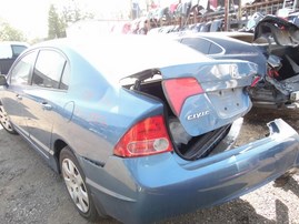 2008 HONDA CIVIC LX LIGHT BLUE 4DR 1.8L VTEC AT A18806